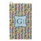 Retro Pixel Squares Microfiber Golf Towel - Small (Personalized)
