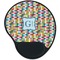 Retro Pixel Squares Mouse Pad with Wrist Support - Main