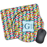 Retro Pixel Squares Mouse Pad (Personalized)