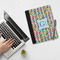 Retro Pixel Squares Notebook Padfolio - LIFESTYLE (large)