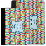 Retro Pixel Squares Notebook Padfolio w/ Name and Initial