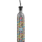 Retro Pixel Squares Oil Dispenser Bottle (Personalized)