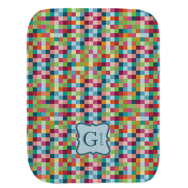 Retro Pixel Squares Old Burp Flat