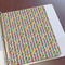 Retro Pixel Squares Page Dividers - Set of 5 - In Context