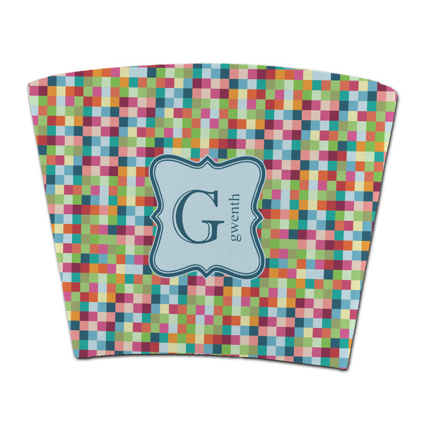 Custom Retro Pixel Squares Party Cup Sleeve - without bottom (Personalized)