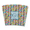 Retro Pixel Squares Party Cup Sleeves - without bottom - FRONT (flat)