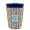 Retro Pixel Squares Party Cup Sleeves - without bottom - FRONT (on cup)