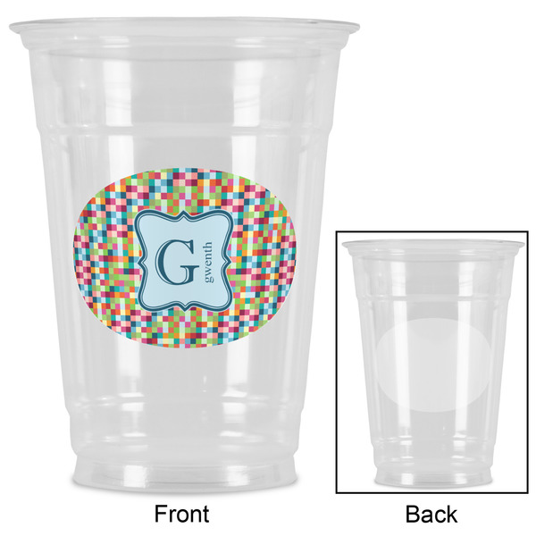 Retro Pixel Squares Party Cups - 16oz - Approval