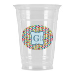 Retro Pixel Squares Party Cups - 16oz (Personalized)