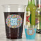 Retro Pixel Squares Party Cups - 16oz - In Context