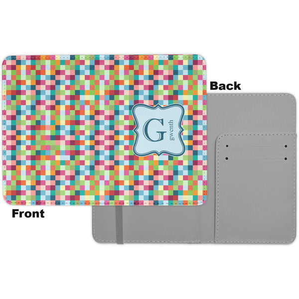 Retro Pixel Squares Passport Holder - Apvl