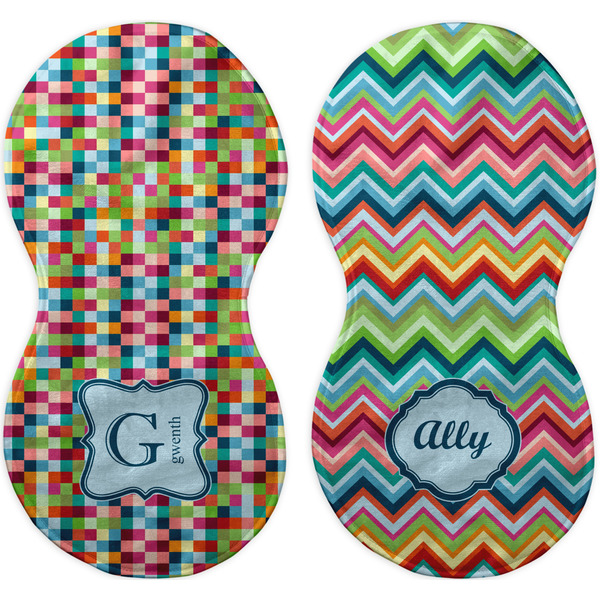 Retro Pixel Squares Peanut Shaped Burps - Approval