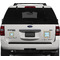 Retro Pixel Squares Personalized Square Car Magnets on Ford Explorer