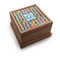 Retro Pixel Squares Pet Urn w/ Name and Initial
