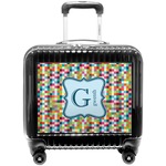 Retro Pixel Squares Pilot / Flight Suitcase (Personalized)