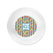 Retro Pixel Squares Plastic Party Appetizer & Dessert Plates - Approval