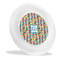 Retro Pixel Squares Plastic Party Dinner Plates - 10" (Personalized)