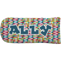 Retro Pixel Squares Putter Cover (Personalized)