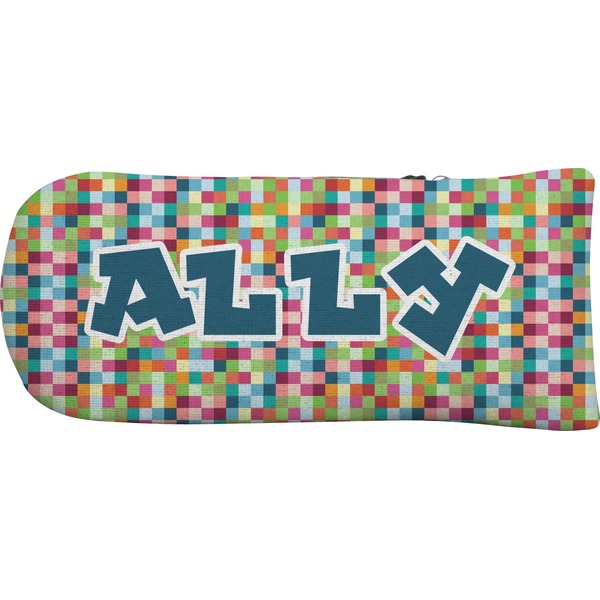 Retro Pixel Squares Putter Cover (Front)
