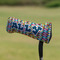 Retro Pixel Squares Putter Cover - On Putter