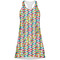 Retro Pixel Squares Racerback Dress - X Large