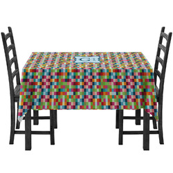 Retro Pixel Squares Tablecloth (Personalized)