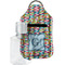 Retro Pixel Squares Hand Sanitizer & Keychain Holder (Personalized)