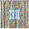 Retro Pixel Squares Shower Curtain - 71" x 74" (Personalized)