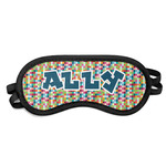 Retro Pixel Squares Sleeping Eye Mask (Personalized)