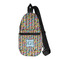Retro Pixel Squares Sling Bag (Personalized)
