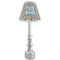 Retro Pixel Squares Small Chandelier Lamp - LIFESTYLE (on candle stick)