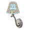 Retro Pixel Squares Small Chandelier Lamp - LIFESTYLE (on wall lamp)