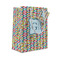 Retro Pixel Squares Small Gift Bag - Front/Main