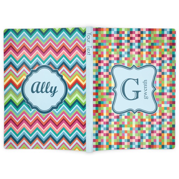 Retro Pixel Squares Soft Cover Journal - Apvl