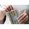 Retro Pixel Squares Stainless Steel Flask - LIFESTYLE 1