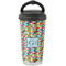 Retro Pixel Squares Stainless Steel Travel Cup