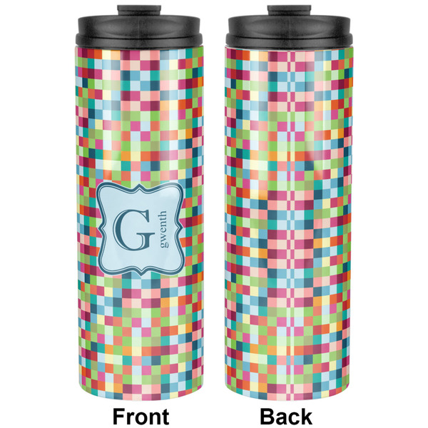 Retro Pixel Squares Stainless Steel Tumbler - Apvl
