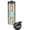 Retro Pixel Squares Stainless Steel Skinny Tumbler (Personalized)