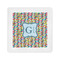 Retro Pixel Squares Cocktail Napkins (Personalized)