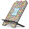 Retro Pixel Squares Stylized Tablet Stand - Side View