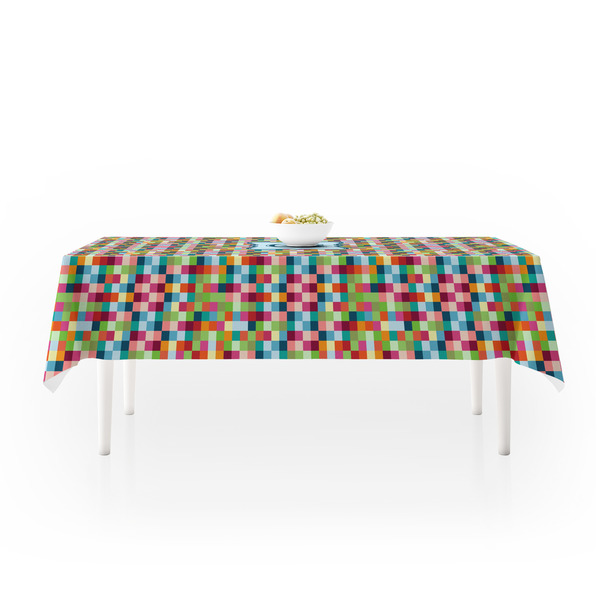 Retro Pixel Squares Tablecloths (58"x102") - MAIN