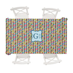 Retro Pixel Squares Tablecloth - 58"x102" (Personalized)
