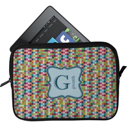 Retro Pixel Squares Tablet Case / Sleeve - Small (Personalized)