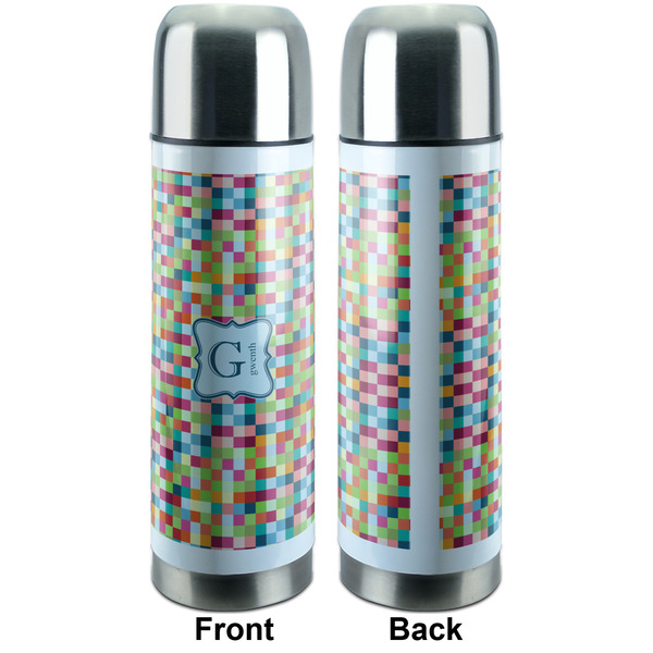 Retro Pixel Squares Thermos - Apvl