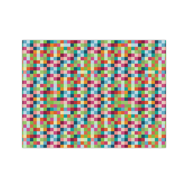 Custom Retro Pixel Squares Tissue Paper Sheets - Medium - Heavyweight