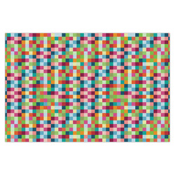 Retro Pixel Squares X-Large Tissue Papers Sheets - Heavyweight