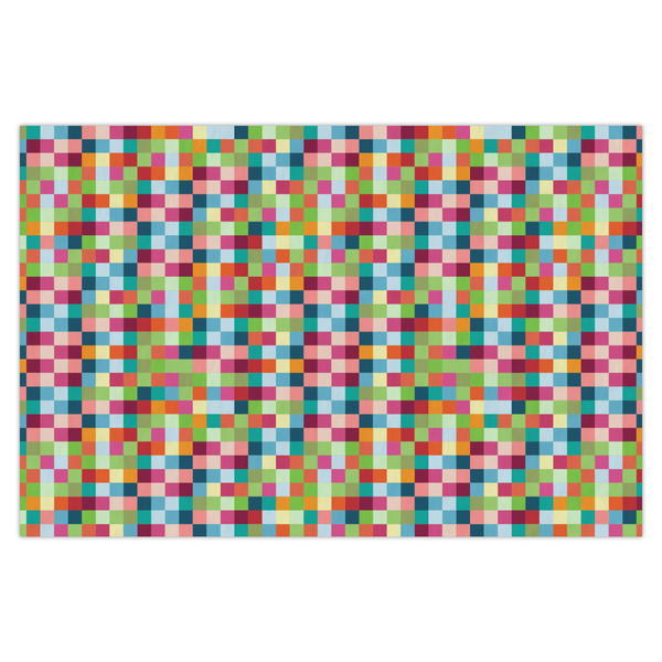 Custom Retro Pixel Squares Tissue Paper Sheets - X-Large - Heavyweight