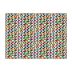 Retro Pixel Squares Large Tissue Papers Sheets - Lightweight