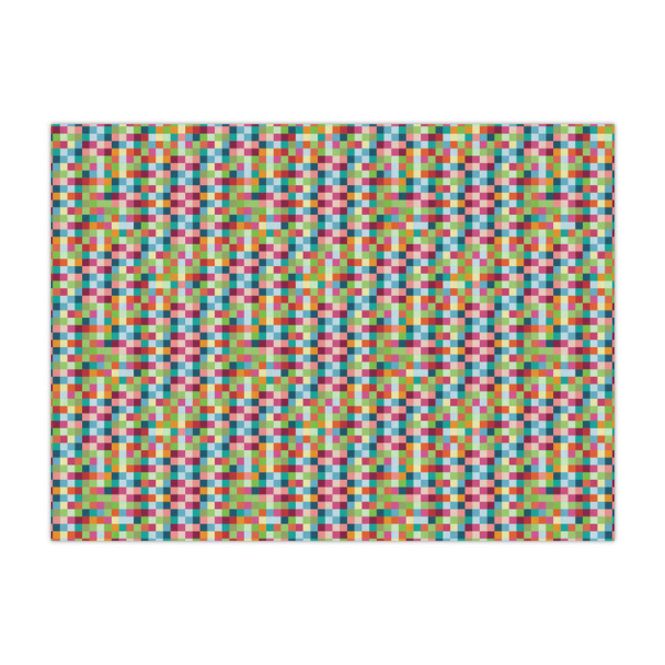 Custom Retro Pixel Squares Large Tissue Papers Sheets - Lightweight