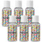 Retro Pixel Squares Travel Bottles (Personalized)